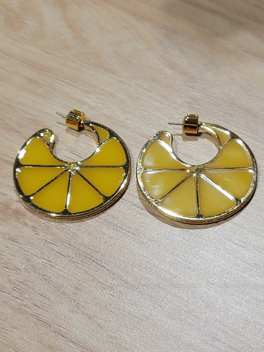 Kate Spade Tutti Fruity Lemon Slice Earrings - Picture 4 of 4